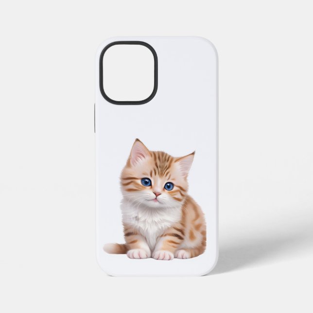 Coque iPhone Bébé Chat Adorable Félin Mignon  (Verso)