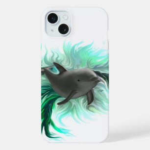 Coque iPhone 15 Plus Bébé dauphin