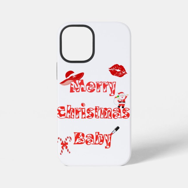 Coque iPhone Bébé de Noël (Verso)