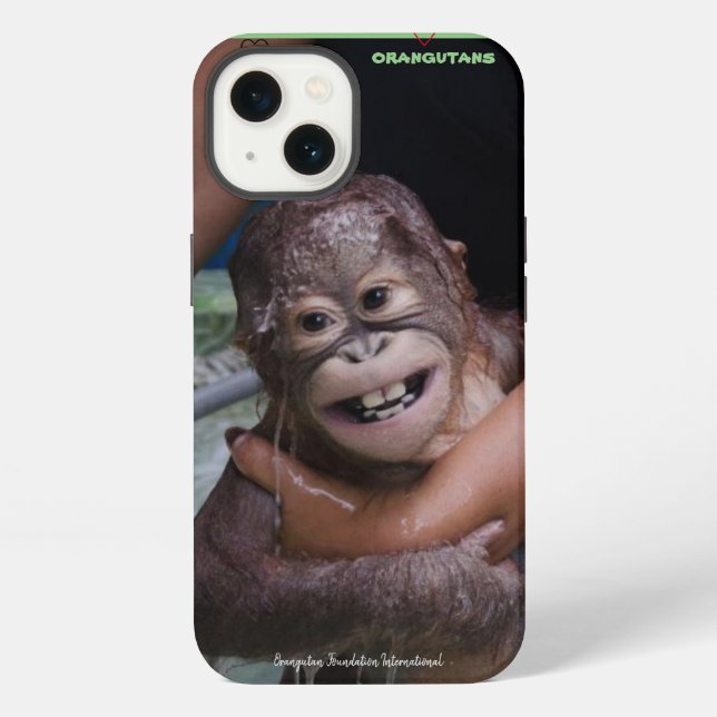 Coque iPhone Bébé orang-outan Doris   (Verso)