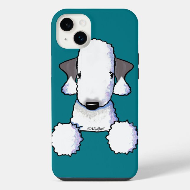Coque iPhone Bedlington Terrier (Verso)