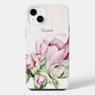 Belle Aquarelle Peonies Beige Personnalisé
