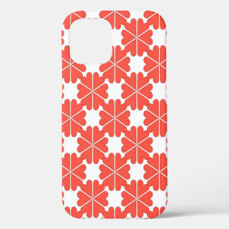 Coque iPhone 12 Belle carte de voeux de dessin animé à flux coloré