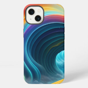 Etui iPhone 13 Belle cascade arc-en-ciel