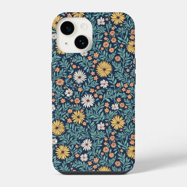 Coque iPhone Belle housse florale (Verso)