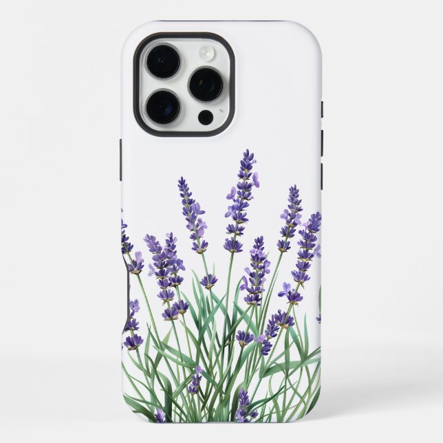 Coque iPhone Belle Lavande Jardin Fleur Floral (Verso)