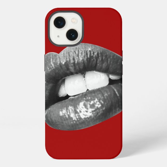 Coque iPhone Belle lèvres (Verso)