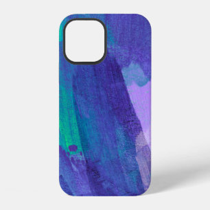 Coque iPhone 12 Belle peinture mixte. Painte à main tendance
