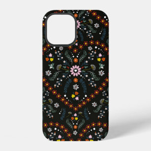 Coque iPhone 12 Belle petite fleur délicate en forme de coeur o