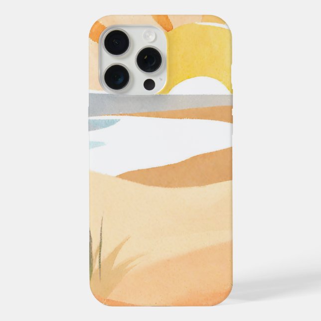 Coque iPhone belle plage (Verso)