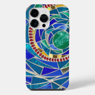 Coque Pour Pour iPhone 14 Pro Max Belle Verre Coloré Abstrait Tourbillon