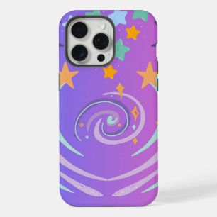 Coque iPhone 15 Pro Max belles étoiles et cœur