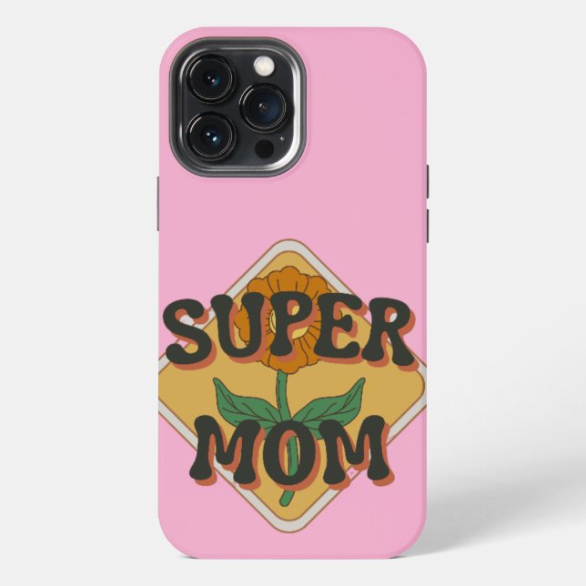 Coque iPhone belles idées de supermom (Verso)