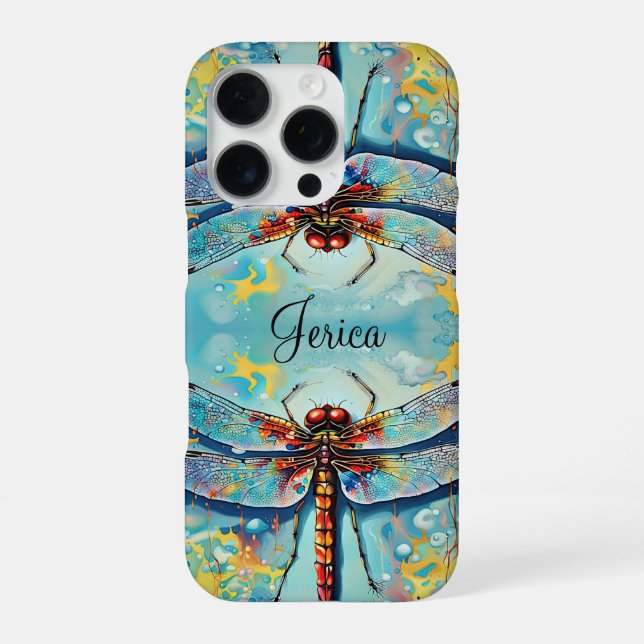 Coque iPhone Belles libellules (Verso)
