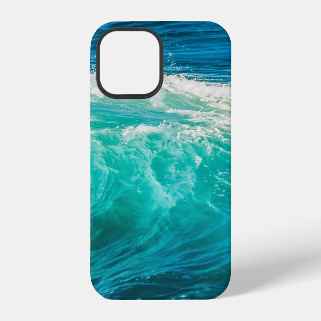 Coque iPhone Belles vagues océaniques (Verso)
