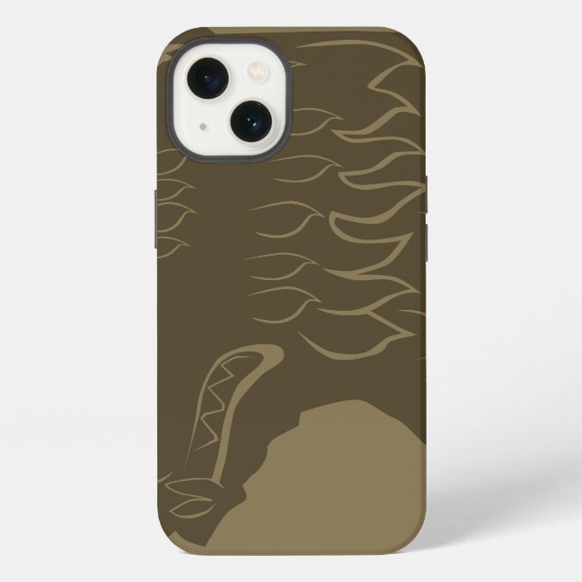 Coque iPhone BEORN™  Bear Head Symbol (Verso)