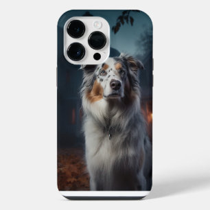 Coque Pour Pour iPhone 14 Pro Max Berger Australien Halloween Épouvantable