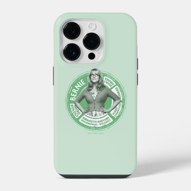 Coque iPhone Bernadette Info Graphique (Verso)