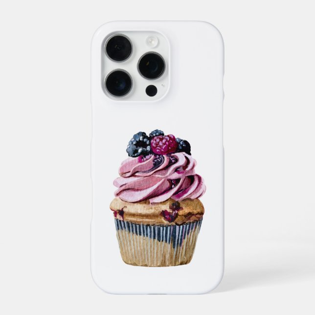 Coque iPhone Berry Cupcake (Verso)