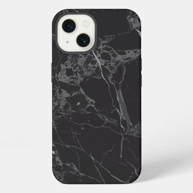 Coque iPhone best black marble (Verso)