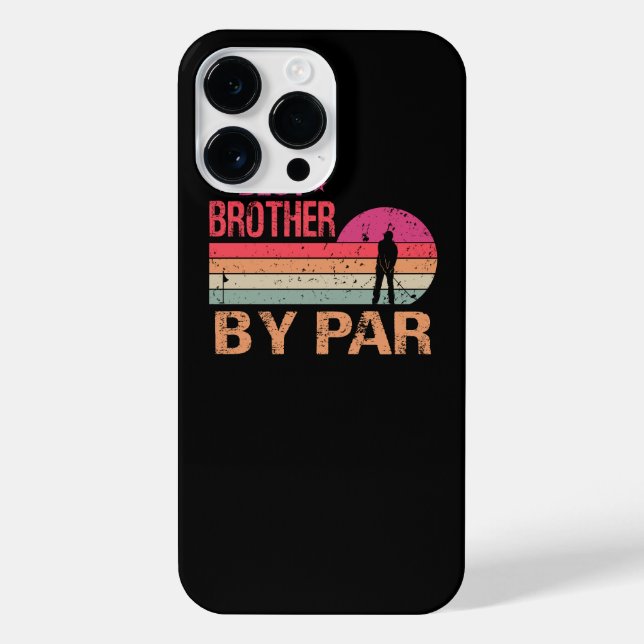 Coque iPhone Best Brother By Par Fête des pères Cadeaux Golf Lo (Verso)