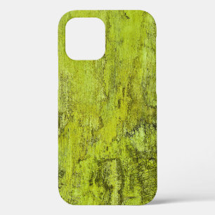 Coque iPhone 12 Béton vert bétonné, art, décoration maison, fond