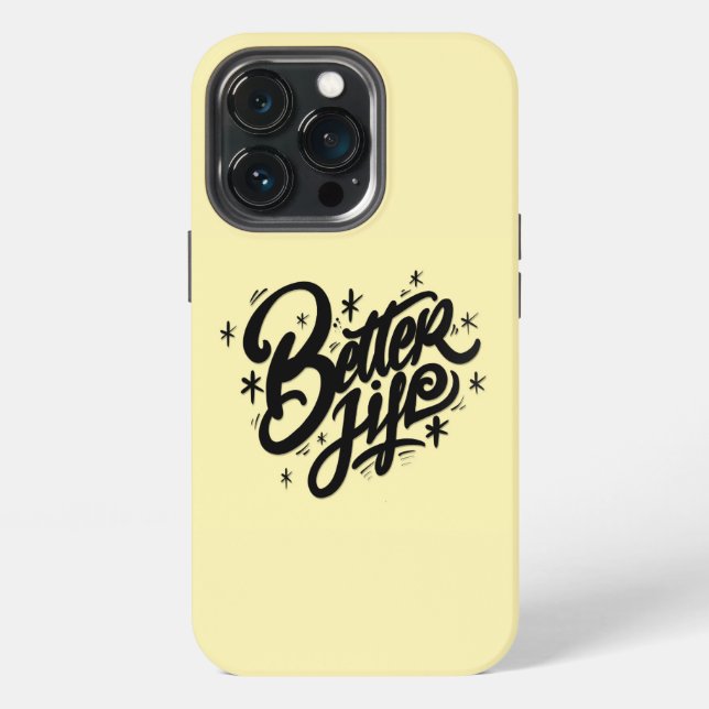 Coque iPhone Better life (Dos)