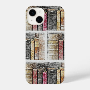 Coque Pour iPhone 14 Bibliothèque Livres Libraire Lecture Love