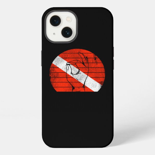 Coque iPhone Bien Travailler Sous La Pression Plongée Plongée P (Verso)