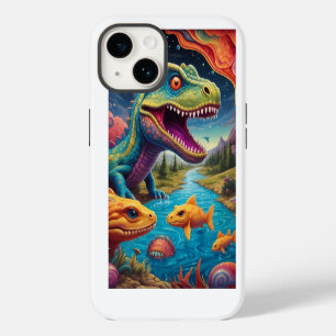 Coque Pour iPhone 14 Bienvenue dans le monde magique de Dino Delights