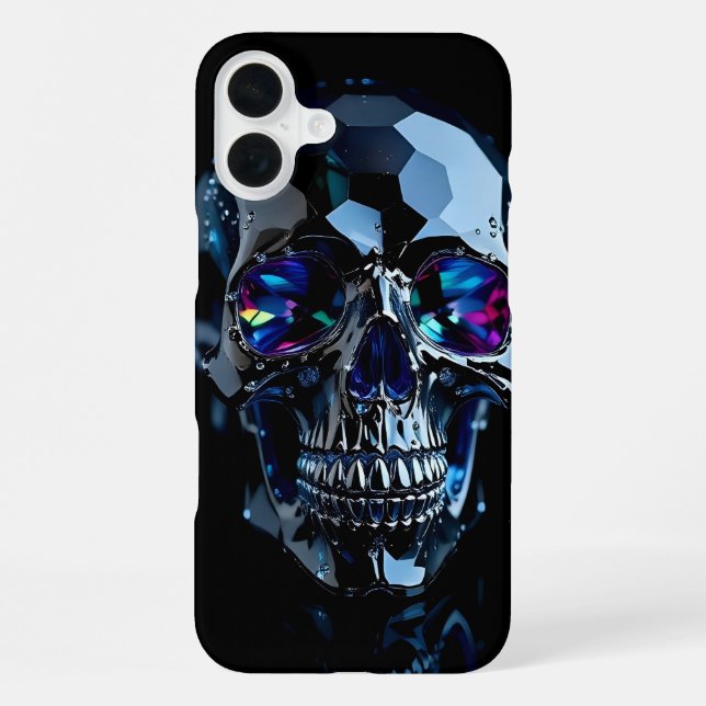 Coque iPhone Bijou Crâne (Verso)