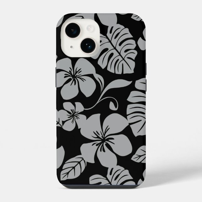 COQUE iPhone BIKINI ROSE (NOIR/GRIS) (Verso)