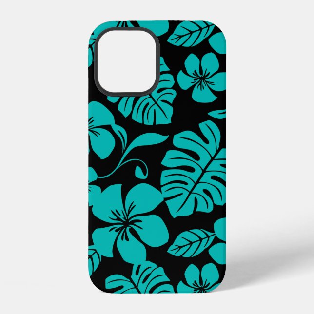 COQUE iPhone BIKINI ROSE (NOIR/TURQUOISE) (Verso)