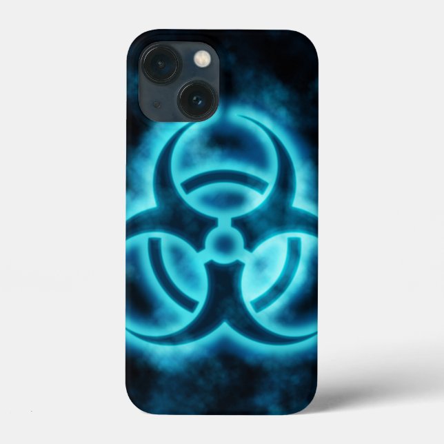 Coque iphone Biodanger Blue Glo (Verso)