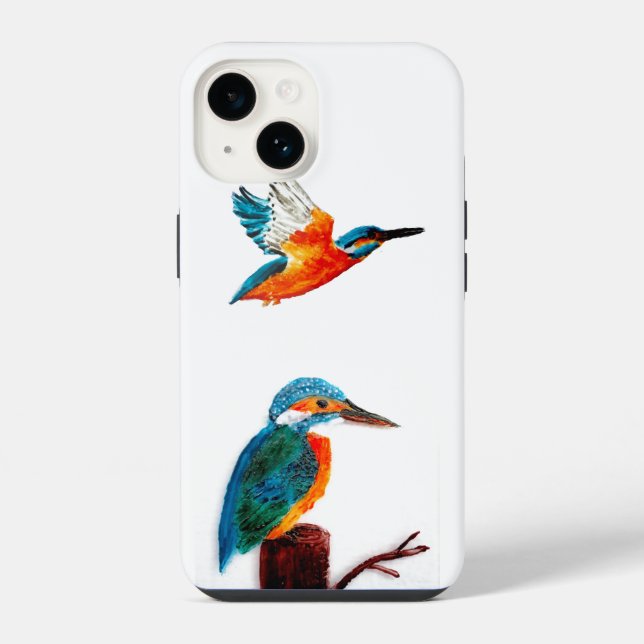 Coque iPhone BIrd Art Deux pêcheurs (Verso)
