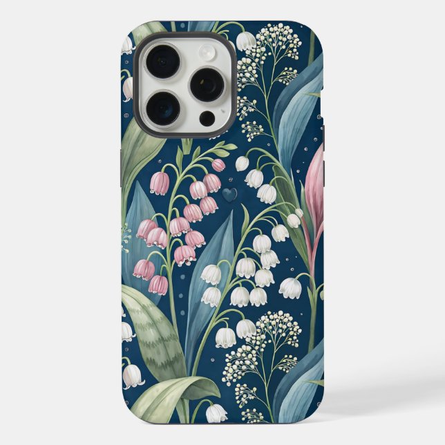 Coque iPhone Birth Flower Botanical Design (Verso)