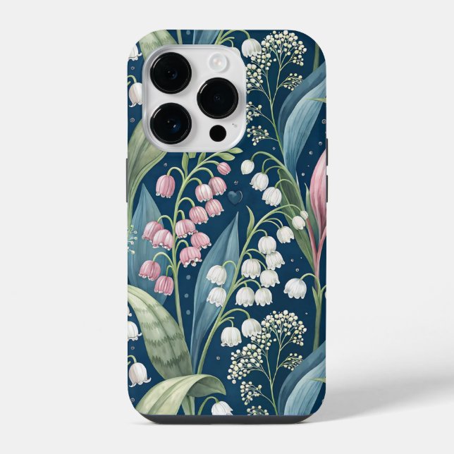 Coque iPhone Birth Flower Botanical Design (Verso)