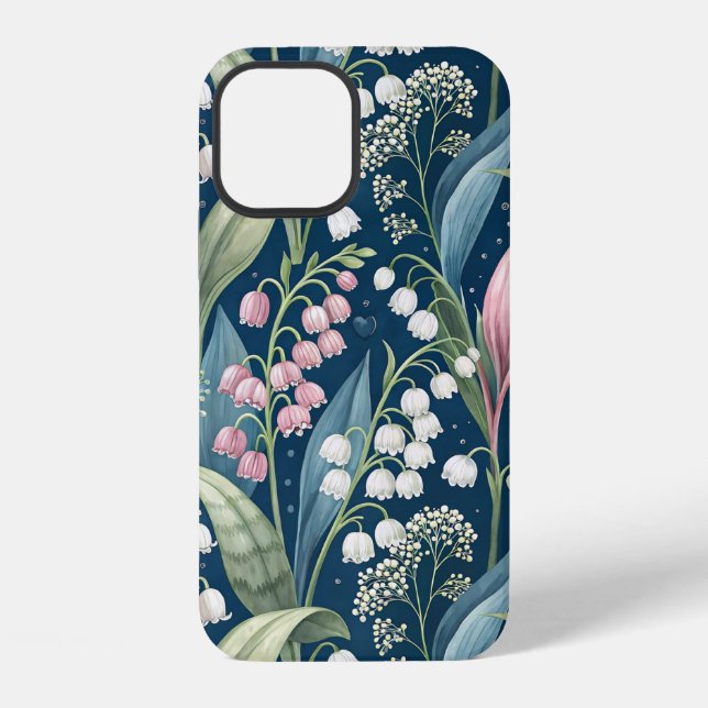 Coque iPhone Birth Flower Botanical Design (Verso)