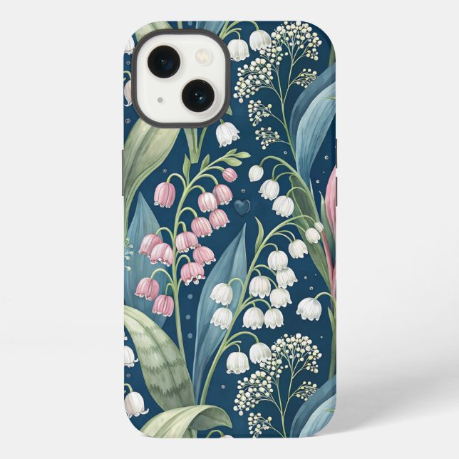 Coque iPhone Birth Flower Botanical Design (Verso)