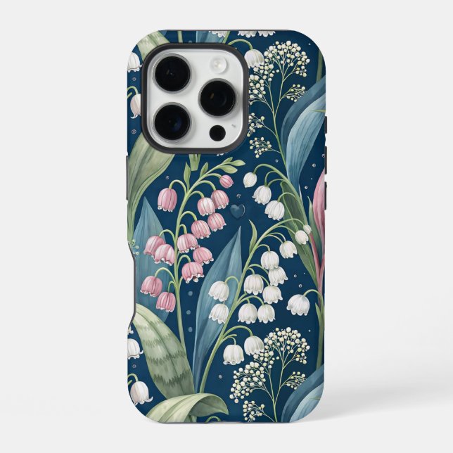 Coque iPhone Birth Flower Botanical Design (Verso)