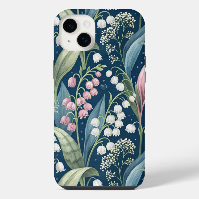 Coque iPhone Birth Flower Botanical Design (Verso)