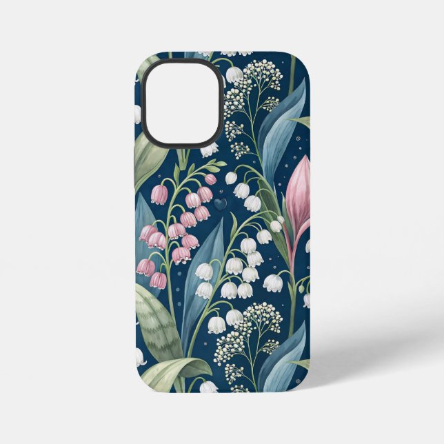 Coque iPhone Birth Flower Botanical Design (Verso)