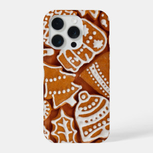 Coque iPhone 15 Pro Biscuits de Noël au pain d'épice