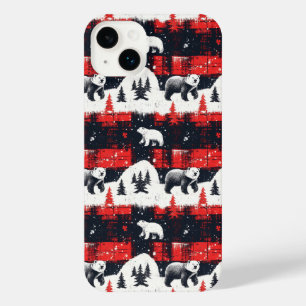 Bison rouge Plaids Ours polaire