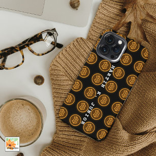 Etui iPhone 13 Pro Max Bitcoin RETRO led signes CRYPTO cadeau personnalis