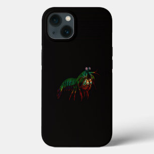 Etui iPhone 13 Black 4 Luxe iPhone 13, Crevette-Mante