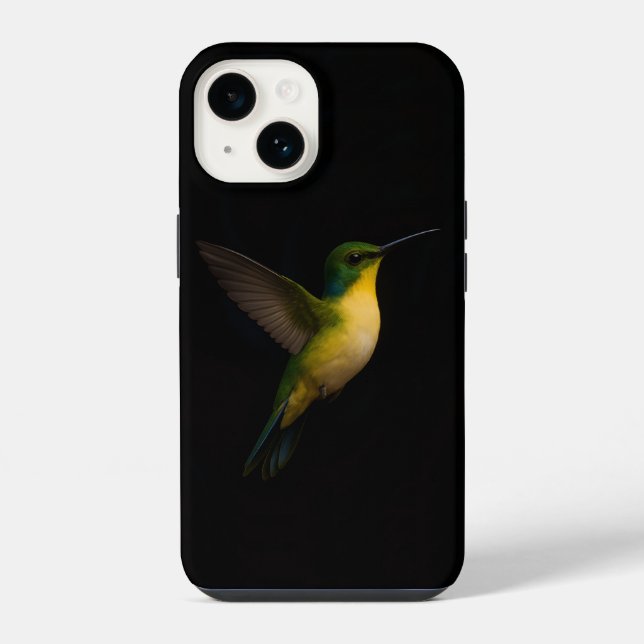 Coque iPhone Black 4 Luxe iPhone 14 Coque-Mate, Flying Bird (Verso)
