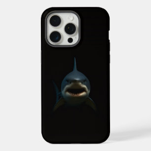 Coque iPhone 15 Pro Max Black 4 Luxe iPhone 15 Pro Max, Requin Blanc