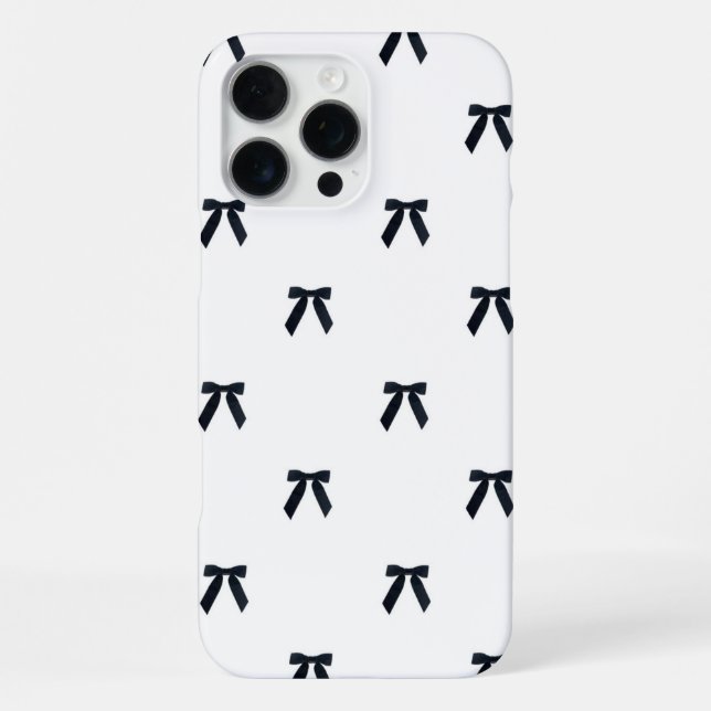 Coque iPhone Black and White Coquette Girly Spring Summer  (Verso)