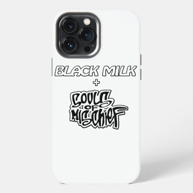 Coque iPhone Black Milk Music (Verso)